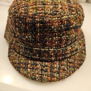 Quagga Tweed Cap Hat One Size Wool Adjustable Men Women